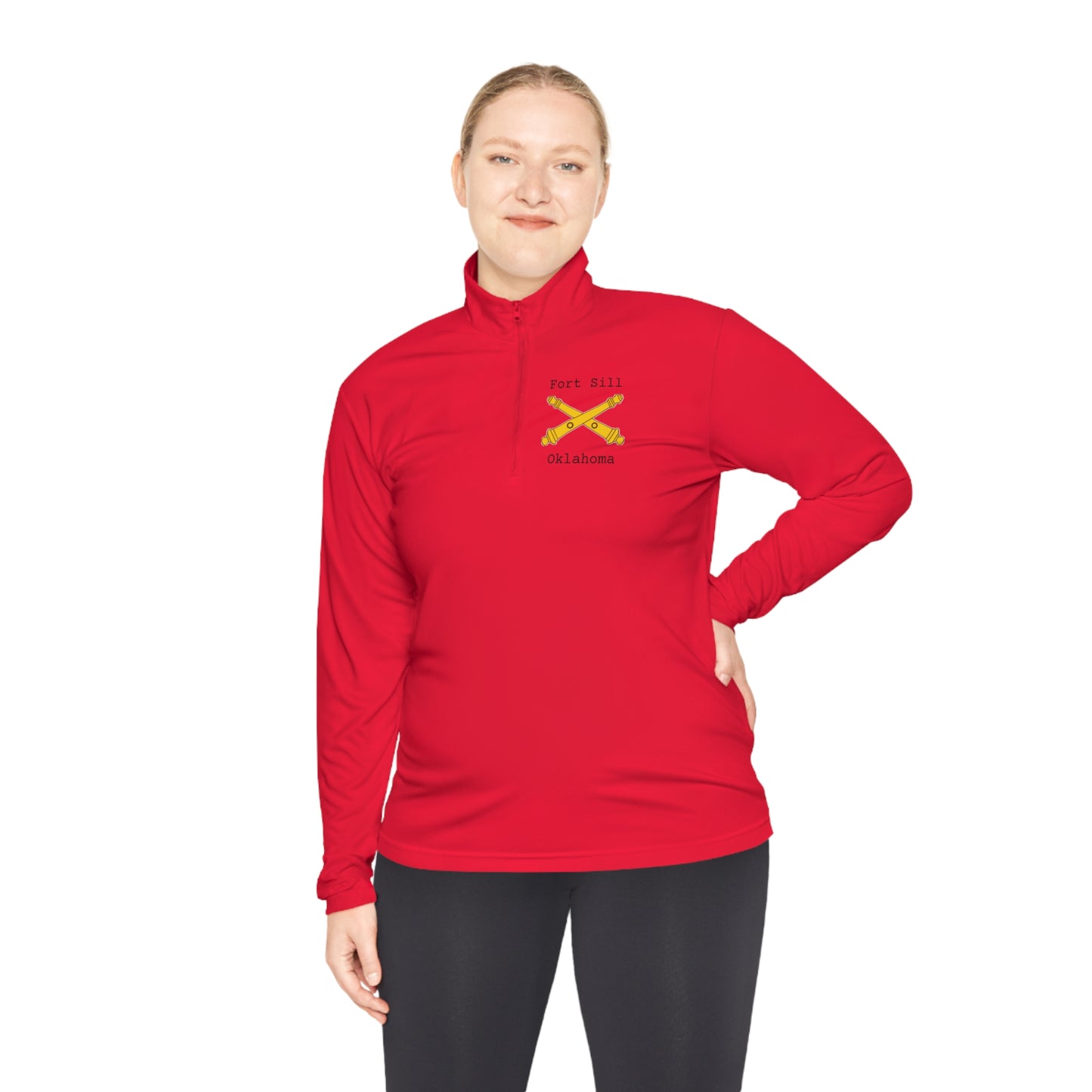 Fort Sill Unisex Quarter-Zip Pullover